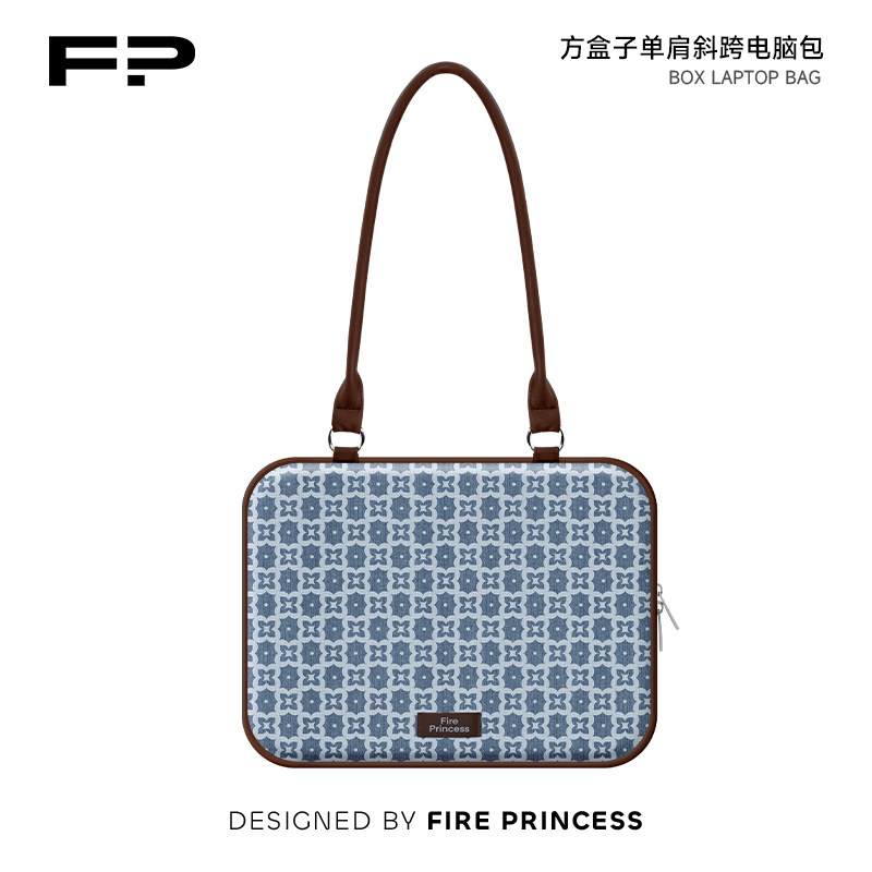 FIREPRINCESS小花笔记本电脑包2025适用新款小米平板收纳包16寸保护套手提包mac内胆包女华为matebook14防震
