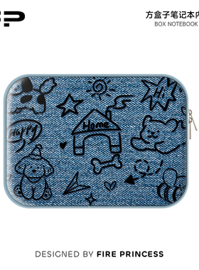 FIREPRINCESS牛仔平板ipad保护套全开收纳内胆包适用联想小新电脑包macbook15.6寸华为matebook13轻薄设计女