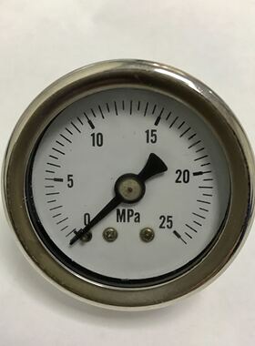 25mpa 轴向耐震压力表 YN-40Z 背后外壳41mm 前壳47mm 螺纹m10x1