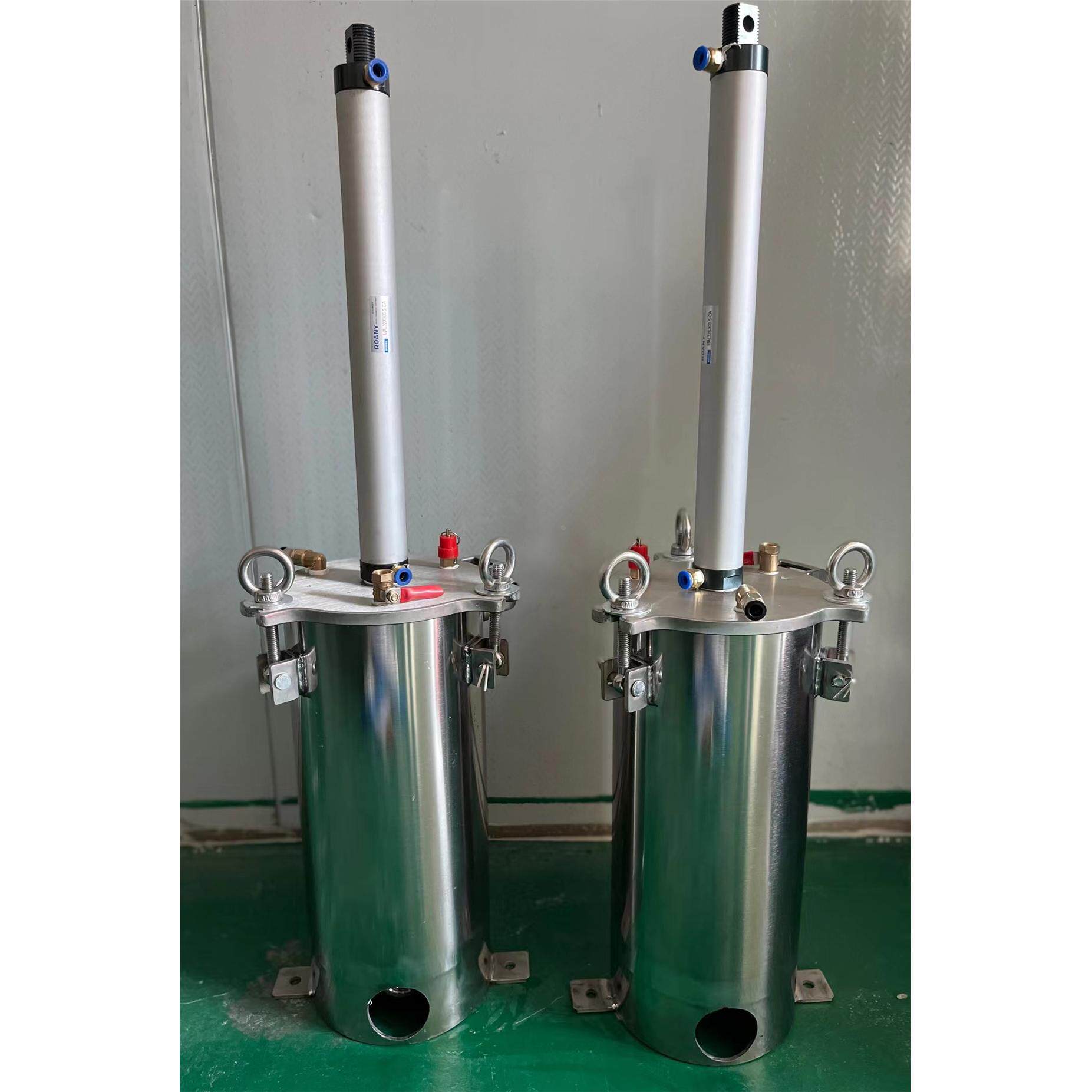 5L不锈钢压力桶2600ML硅胶不锈钢气缸活塞压力桶