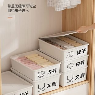 储物宿舍衣服衣物收纳箱盒 衣柜收纳神器家用塑料内衣整理筐抽屉式
