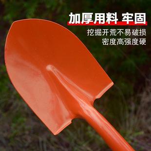 全钢加厚短把小尖铲钢锹多功能园艺铁锨铲雪工具钓鱼挖土植树铁锹