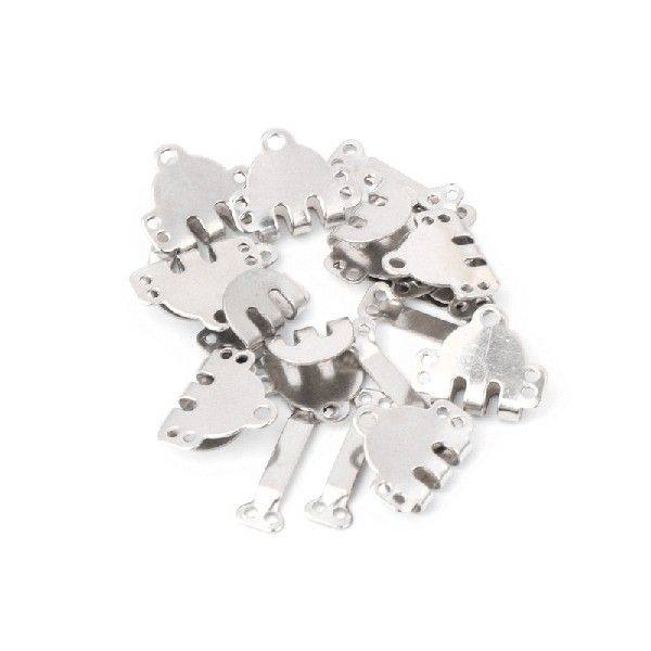 10x Trouser Skirt Hooks + Bars Fasteners For Suit Pants