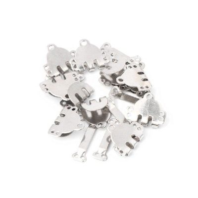 10x Trouser Skirt Hooks + Bars Fasteners For Suit Pants