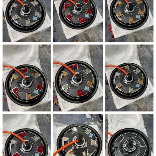 全顺四代12寸10寸新款瓦片竞技赛道版电机盖装饰件修饰盖导风罩