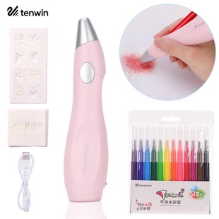 Pens Electric Pen Washable Spr Spray Paint Color 12pcs Water