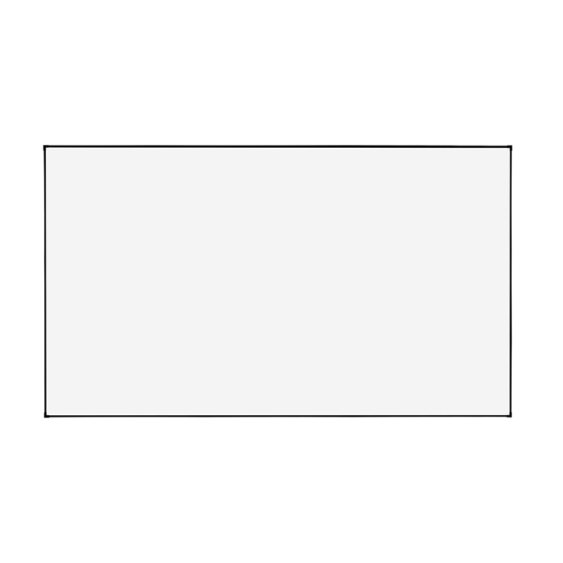 经科JK画框投影幕布窄边框HB-W2高清高增益金属软幕106寸2.35:1