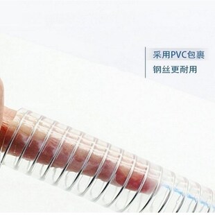 好货水管锅炉温度钢丝折叠柴油螺大口径管保透明塑料软管车床不锈