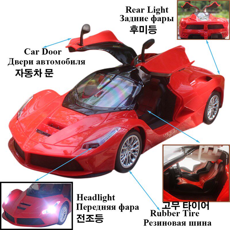 Large Size 4 Electric RC Car Remote Control Cars Machines On