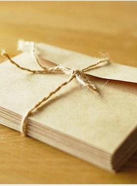 Kraft Paper Envelope Vintage Blank Letter Paper Writing Enve