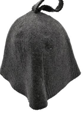Wool Felt Sauna Hat Anti Heat Russian Banya Cap For Bath Hou