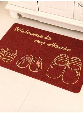 The door mats on the doormat mat  mat door rub kitch