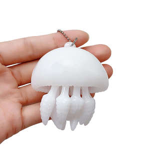 Jellyfish With Expression Chain Pendant Sss Key Ball