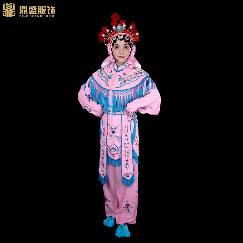 戏曲戏装女兵衣越剧京剧武旦刀马旦杨门女将打衣戏服成人演出服装