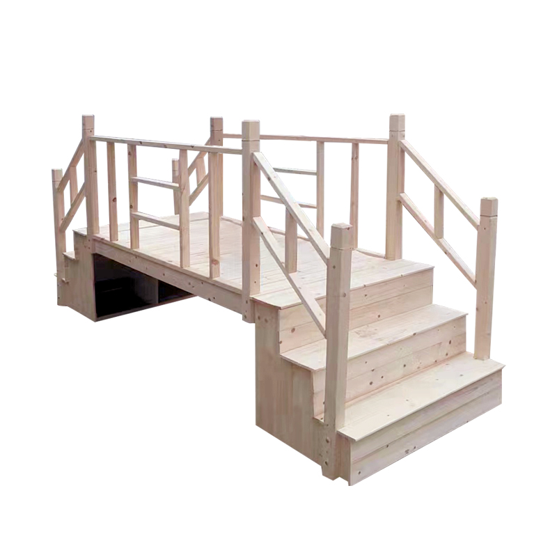 新品厂家新款婚庆道具中式栅栏宫灯t台路引实木围栏鹊桥婚礼布置