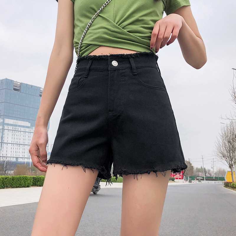 2022 New Summer Women's Casual Loose Allmatch Denm Shor