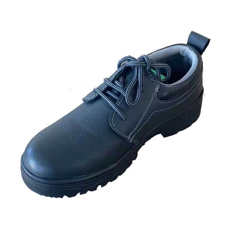 上柯B906牛皮防砸劳保鞋抗刺穿工作鞋安全鞋黑色41码塞纳定做1双