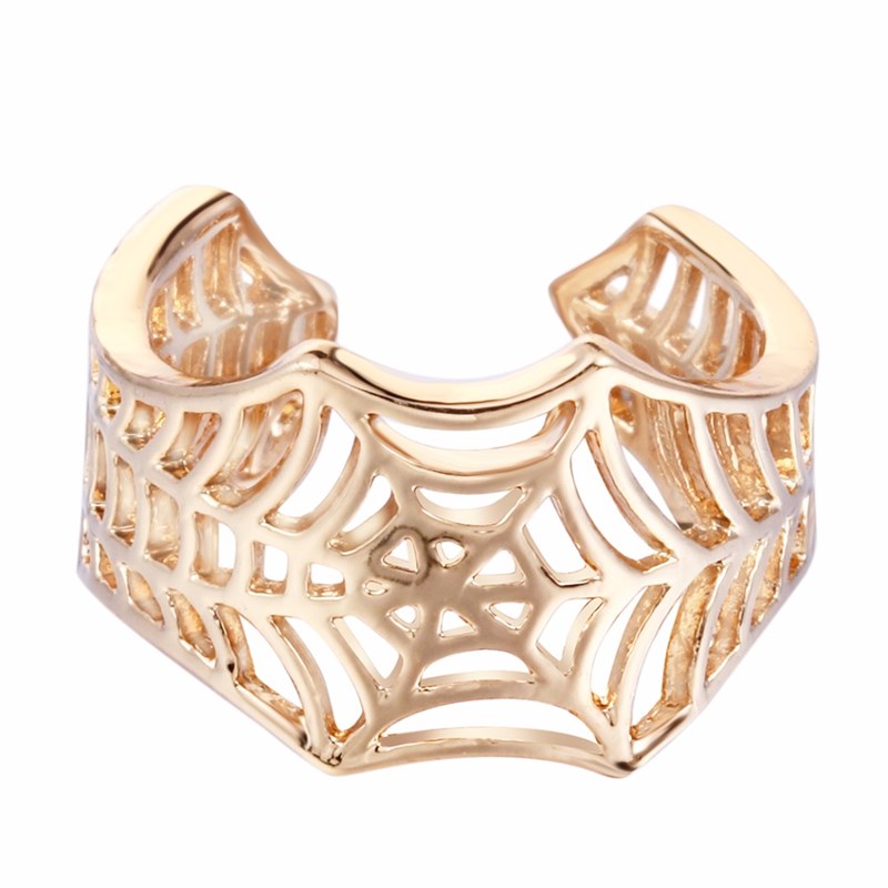 Kinitial Bat Rings Handmade Spider Web Animal Tail Puzzle Je