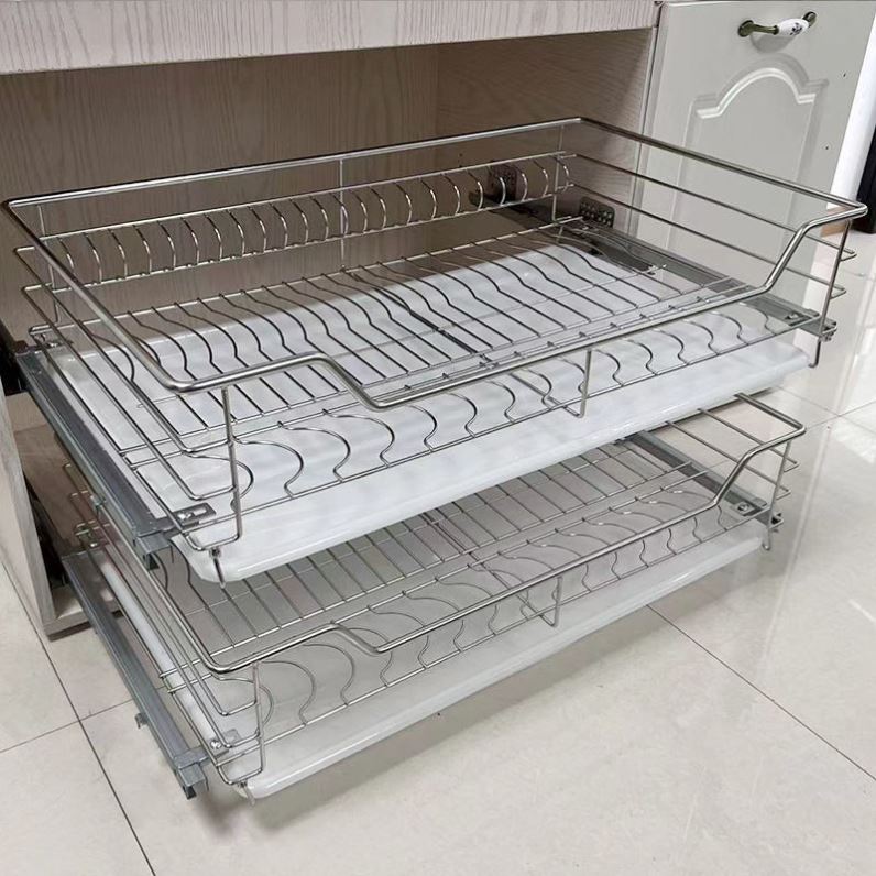 嵌入式碗柜架diy橱柜拉篮650柜体拉篮拉蓝订制850柜体拉篮diy拉篮