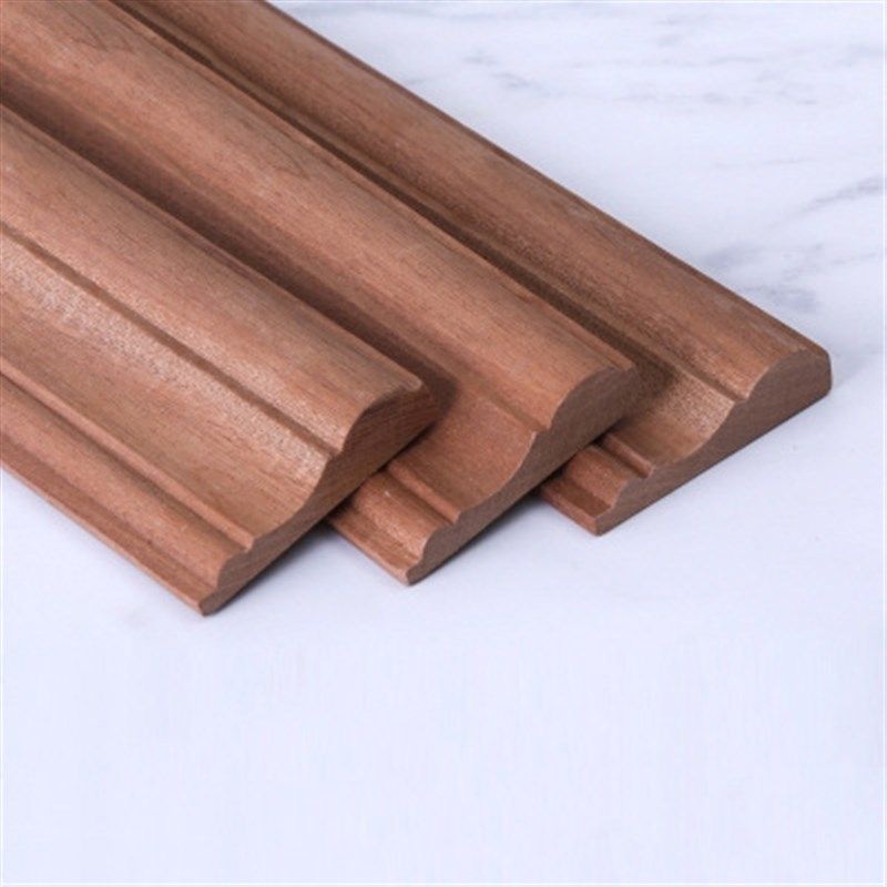 沙比利实木线条门套线电视沙发背景墙原木边框画框中式欧式包边