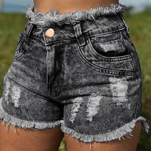 womens tassel 极速2020 sale shorts fashion denim Hot summer