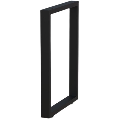 方框架单边脚吧台支撑柱书桌金属支架玻璃桌腿橱柜铁艺餐桌脚定制