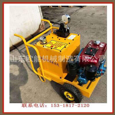 极速手动控制小型电动油泵非标液压泵站压试压泵操W作简单低噪音