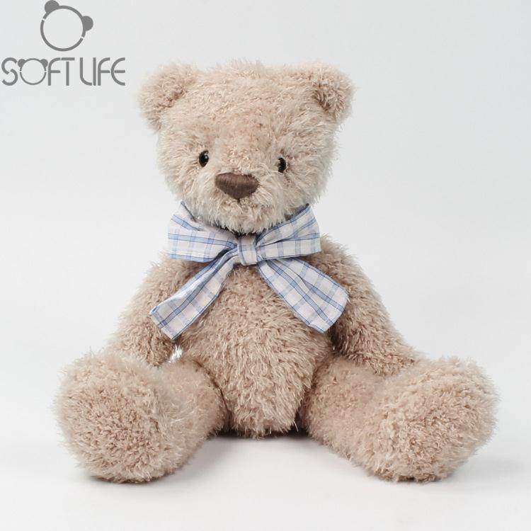 gentleman bear placating doll birthday present plush bow tie