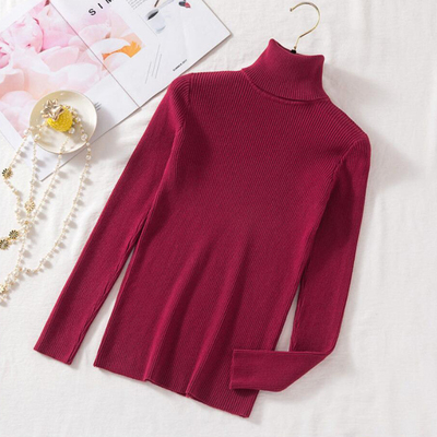 极速Zoki Pullovers Women Turtleneck Sweaters Fashion Spring