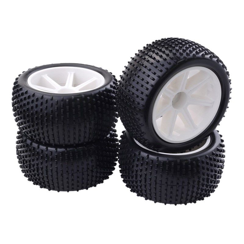 4Pcs 1/10 RC Buggy ires yre and Wheels Rims for HSP Hongnor
