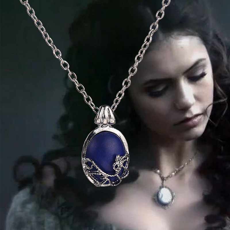 The Vampire Diaries necklace vintage Katherine pendant fashi