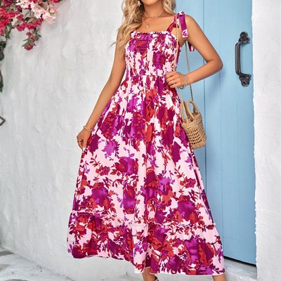 Women Clothing Spring Summer 2023 New Casual Print Sleeveles