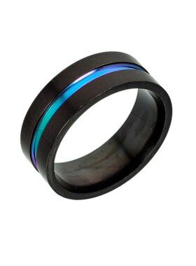 极速titanium steel rings men rose gold simple ring for women