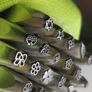 可设计定做小花白兔年錾刻錾子模具钢印打金银店雕刻刀工具小尺寸