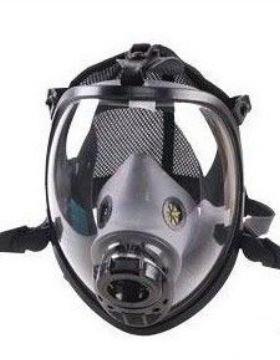 厂家直发便携式硅胶黑色球型防毒面罩 防尘防毒 防油漆面具合格证