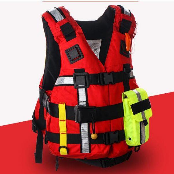 厂家直发便携式成人消防水域救援救生衣 激流白水救生衣PFD