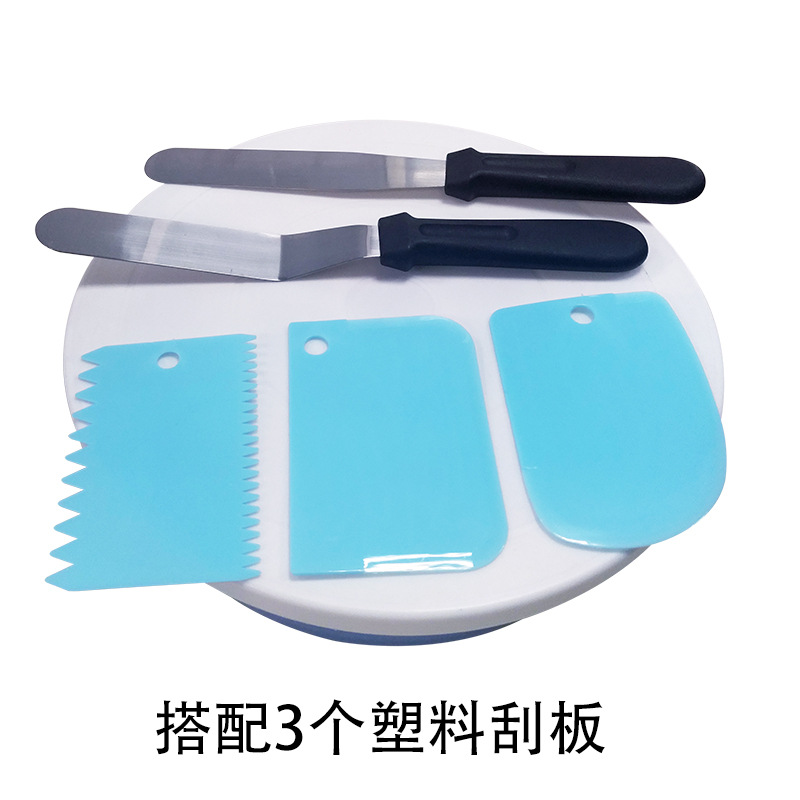 Flower mounting table set baking turntable combination anti