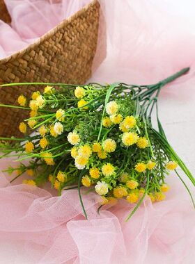 1 Bundles Artificial Flowers Plastic Fake Plants Gypsophila