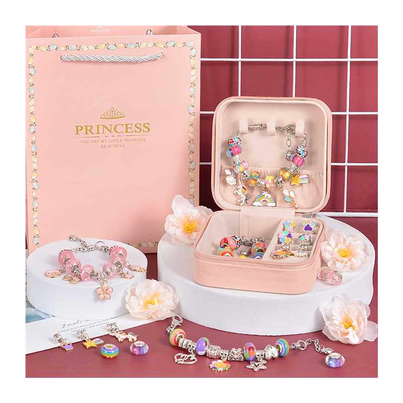 认准抖音辛咚儿童串珠手錬女孩生日礼物手工diy制作6-12岁高档7-9