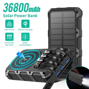charging 36800 cable with comes bank wireless .Solar