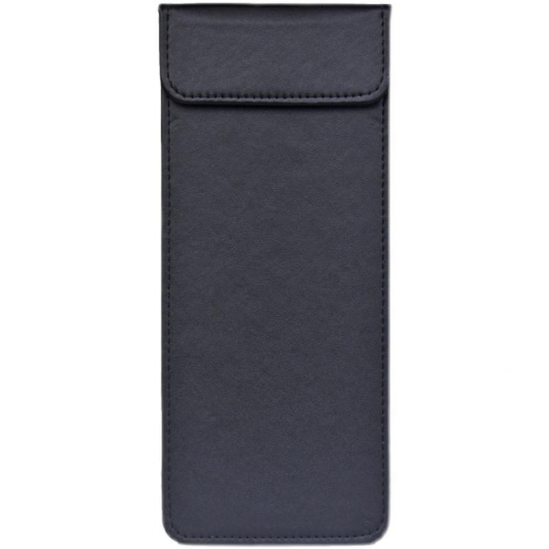 黑色皮质收银夹理髲店流水埋单帐单夹吸磁饭厅买单夹结帐本票据夹