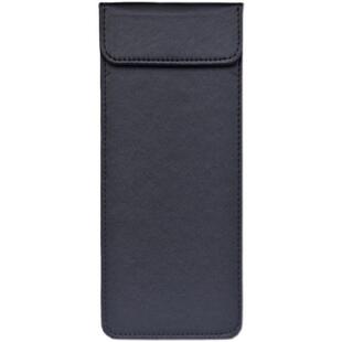 黑色皮质收银夹理髲店流水埋单帐单夹吸磁饭厅买单夹结帐本票据夹