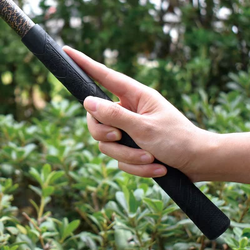 炮台支架不锈钢尾管橡胶握把保护套架杆鱼竿手柄改装DIY捞网手把