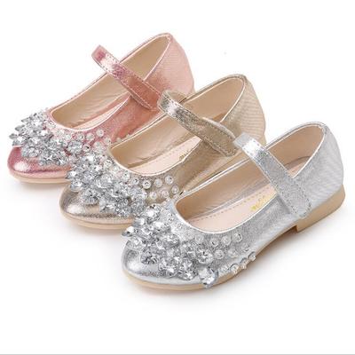 BS0025ids eather girls prkincesse shols flat heal 3 4 5 6y皮