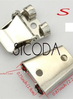 SICODA 12pcs Bola Tie buckle diy Bolo Tie fixing buckle garm