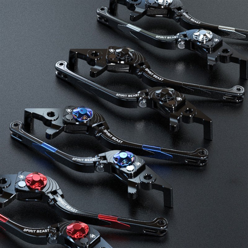 适用雅马哈NMAX155刹车离合手柄改装摩托车折叠启动拉杆牛角刹