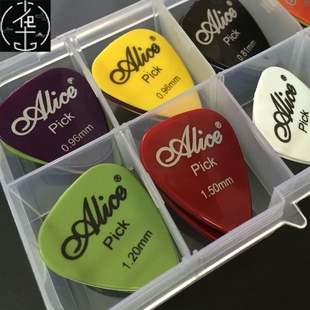 40 guitar picks 1 box case Alice acoustic electric bass pic