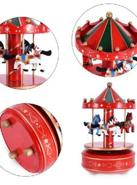 Music Box Carousel Romantic Birthday Gift Carrousel Music