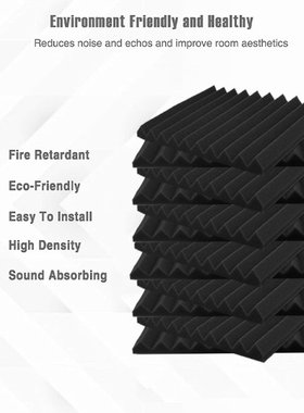 4812pcs Acoustic Foam Soundproofing Panel Stu Acoustic P