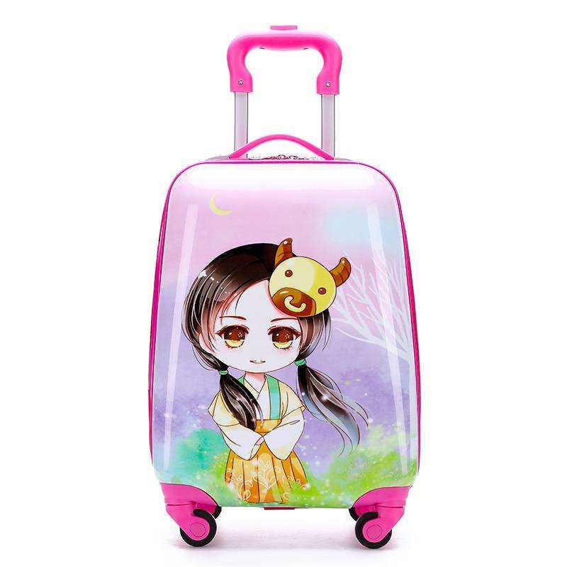 页儿童小朋友拉杆箱男孩立体箱子女孩公主女生小型拖拽旅行小号.